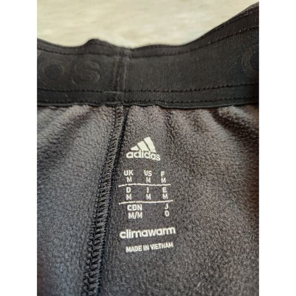 Adidas Men's Gray Solid High Rise Elastic Waist Straight Leg Sweatpants Size M - Picture 3 of 7